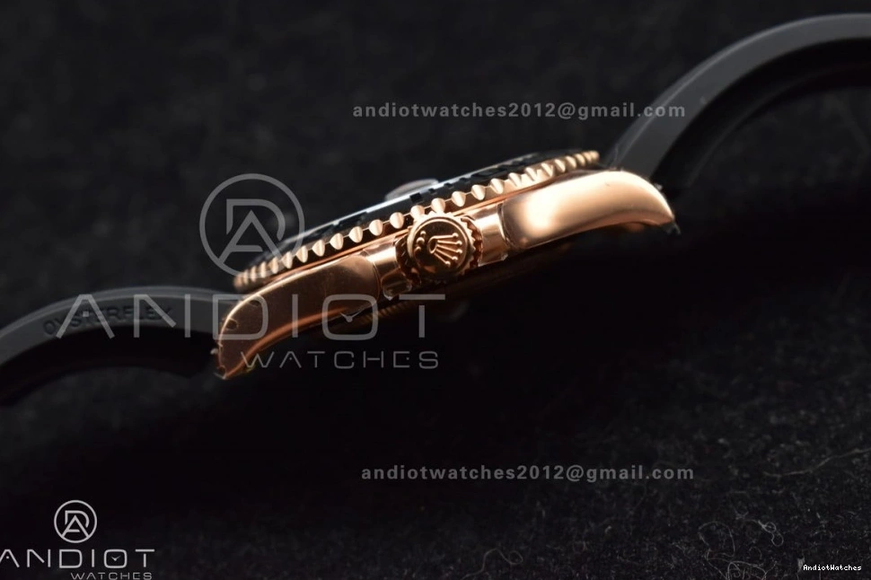 Edition Strap Best TimelessDesign Black VS on 1:1 VSF 1220 Yacht-Master Ceramic 126655 Oysterflex Bezel Rubber 0119